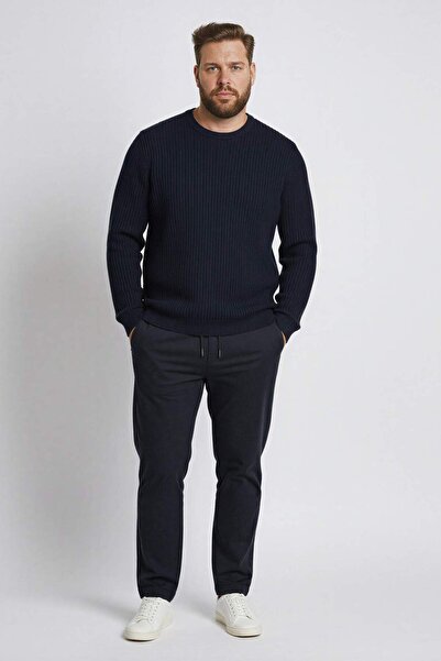 DeFacto Standard Fit Basic Strickpullover mit Rundhalsausschnitt und Struktur E0811AX25WN