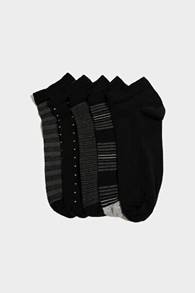 DeFacto 5-teilige Baumwollsocken für Herren F5283AXNS