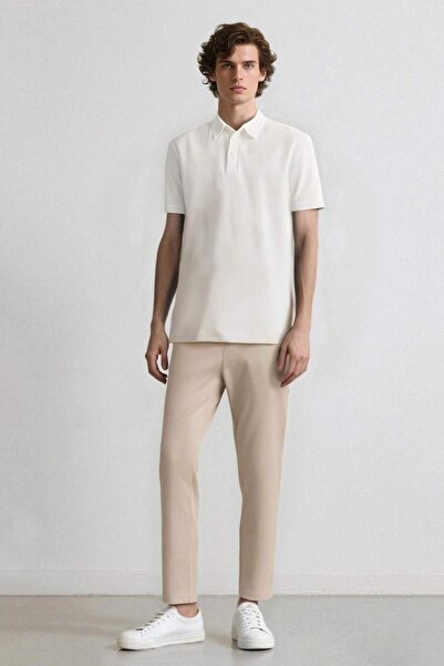 DeFacto Jogger letní látkové kalhoty Basic Straight s rovnými kapsami D3695AX24AU