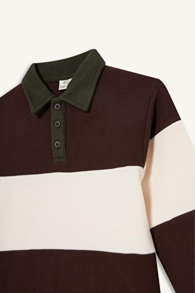 DeFacto Φούτερ με λαιμόκοψη πόλο για αγόρια G3375A825AU