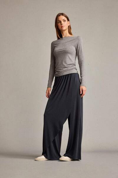 DeFacto Relax Fit Normal Waist Straight Leg Modal Pants G1338Ax25Sm