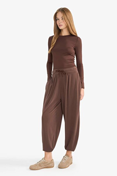 DeFacto Oversize Wide Fit Modal Pants F9408Ax25Hs