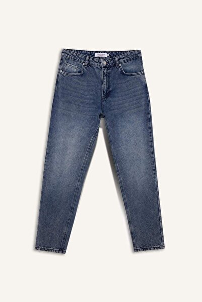 DeFacto Τζιν παντελόνι με στενό κολάν ψηλόμεσο της δεκαετίας του '90 E8425AX25AU