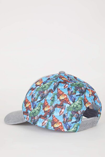 DeFacto Boy's Marvel Avengers Printed Cap Hat C0546A825Sm