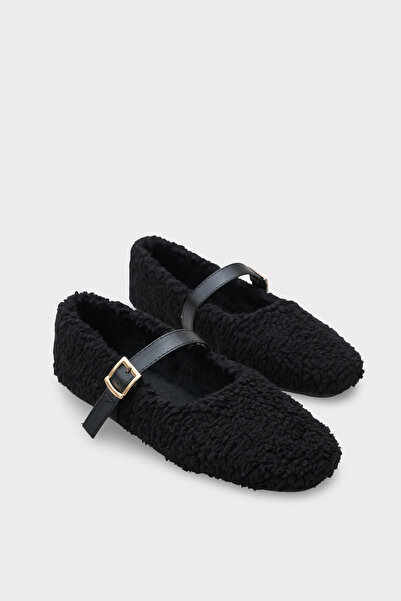 Capone Outfitters Kasey Furry Women's Ballet Flats