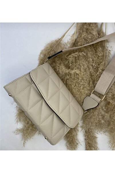 PurpleART Γυναικεία τσάντα ώμου με καπιτονέ σταυρό με ρυθμιζόμενο λουράκι κολώνας