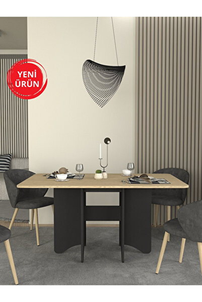 Dekorister Pedro Yemek Masası Antrasit - Rota 150cm