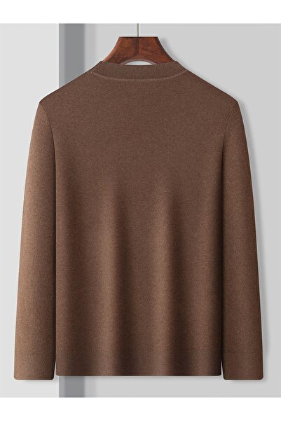 ribana Πλεκτό πουλόβερ με μισό ζιβάγκο με λεπτή εφαρμογή