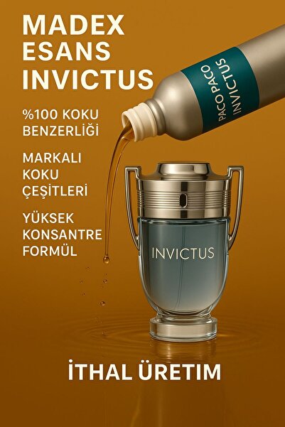 MADEX ESANS TAB QUALTY 101445- INVICTUS PARFÜM ESANS ithal 20 ml ERKEK