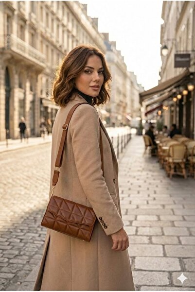 PurpleART Dámská prošívaná taška přes rameno s nastavitelným popruhem přes ra...