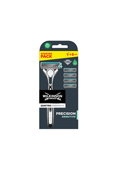 Wilkinson Sword Quattro Tıraş Bıçağı 1 Sap + 5 Yedek Kartuş