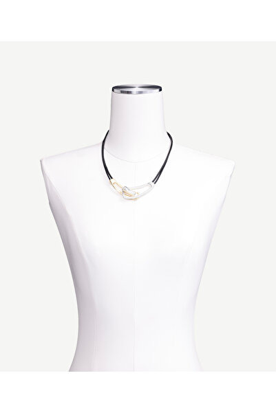 Yargıcı Metal Uç Detaylı Kolye