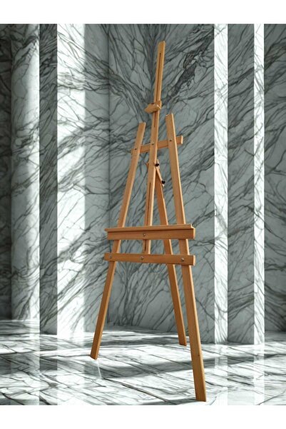 ERTU Ahşap 172 Cm Ahşap Kayın Şövale 1.sınıf Kalite