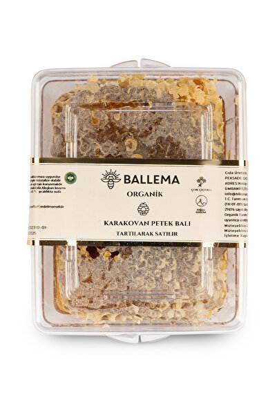 BALLEMA Organik Karakovan Petek Balı 470-520GR