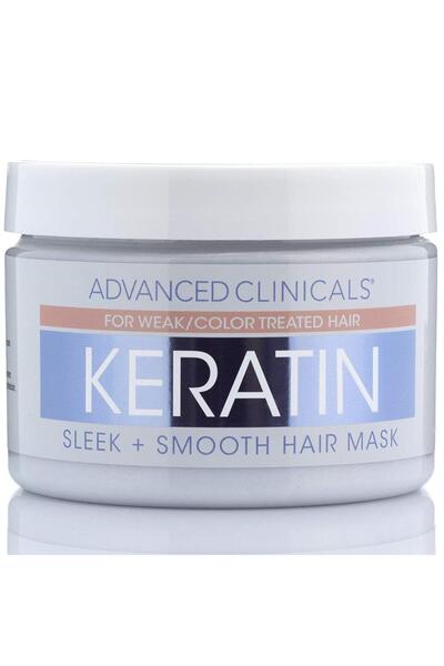 Advanced Clinicals Keratin Hair Mask for Soft and Smooth Hair 340Gr