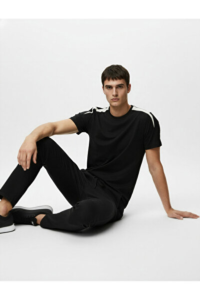 Koton Comfortable Fit Pocketed Lace-Up Waist Wide Leg Sports Sweatpants