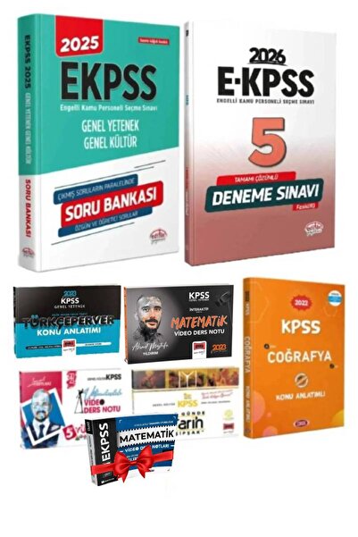 Editör Yayınevi 2026 Editör E KPSS GYGK Soru Bankası+Editör EKPSS Deneme+Yarg...