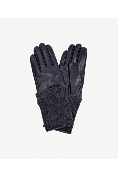 Yargıcı Knitted Leather Gloves