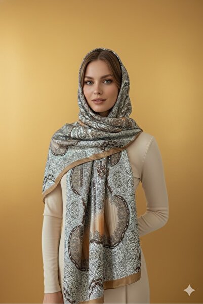 Touch Etro Brand New Season Importat Model Etnic Voile Mătase Şal