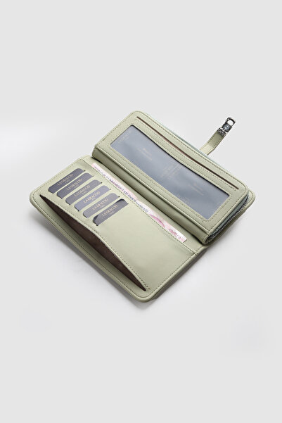 La La'Graccio Paris La'Graccio Paris Women's Lovely Large Size Handy Wallet Freeze Mint