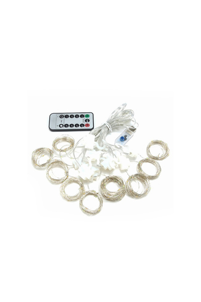 Coverzone 5 Meters Yellow Led Light – Decorative Lighting with USB Input, Remote Control, 8 Modes Copper Wire