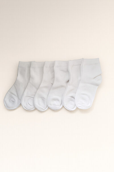 hefox 6 чифта безшевни памучни чорапи с половин крачол за момчета - с пръсти