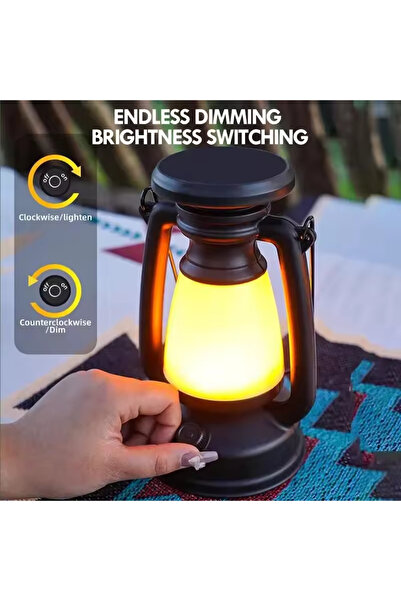 Choice مصباح مكتبي ليد 800 مللي أمبير في الساعة LY16A للشحن والديكور الجوي مصباح حصان عتيق للتخييم في الهواء الطلق