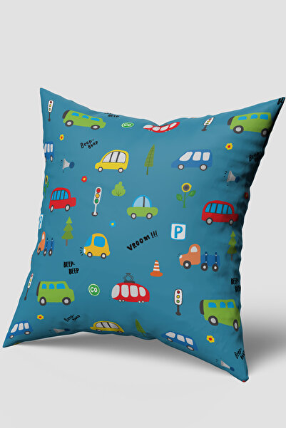 Bebemotto Blue Floor Cars, Double-Sided, Imported Velvet Fabric, Children's B...