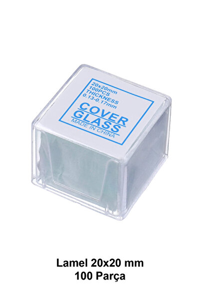 ATEL-SAN Mikroskop Lamel 20 X 20 mm - 100 Adet