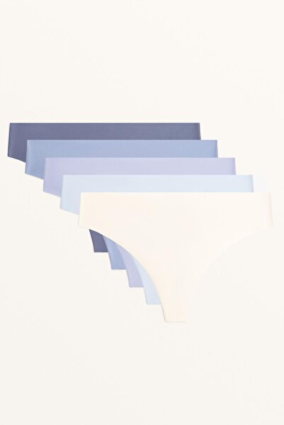 Oysho 5 adet poliamit karışımlı görünmez tanga külot