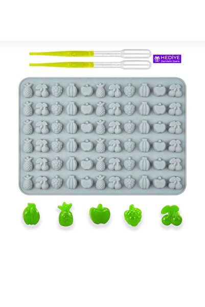 Şenhomee Epoksi Sugarcraft Şekerleme Jelibon Mini Meyveler Silikon Kalıbı (da...