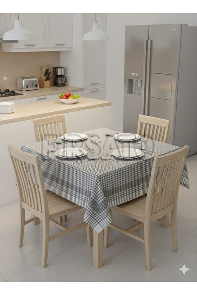 Fırsato PotiHome Pötikareli Masa Örtüsü – 170x170 cm Kare, Sofra Bezi, Piknik Örtüsü