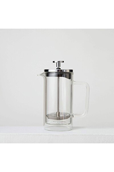 Chakra Kepy Çift Camlı French Press 350 ml Transparan
