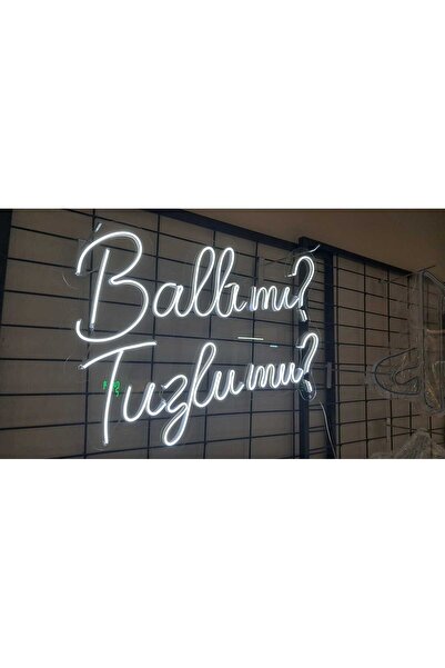 Matris Ballı Mı ? Tuzlu Mu ? Neon Led Tabela Nişan Kız Isteme Organizasyon Ay...