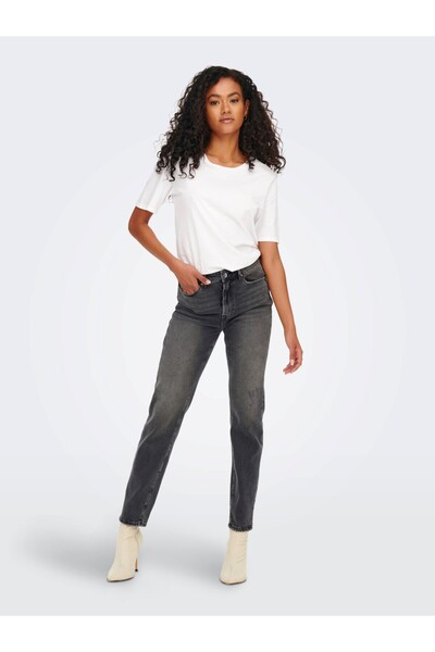 ONLY Τζιν παντελόνι Lycra σε γκρι χρώμα 15259634