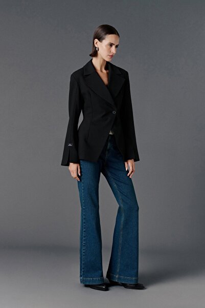 VATKALI Dvouřadé sako přiléhavého těla - Premium Collection