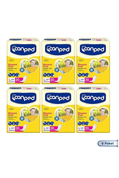 Canped MESANE PEDİ 20 Lİ LARGE (L) 6 ADET
