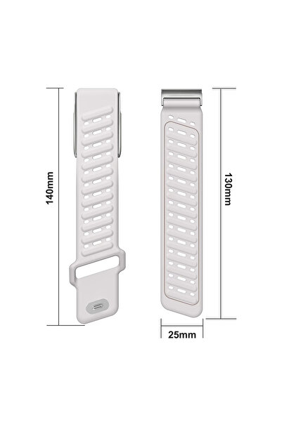 O Ozone Silicone Sport Replacement Band For WHOOP 5.0, One, Peak, and Life Fitness Tracker - Grey