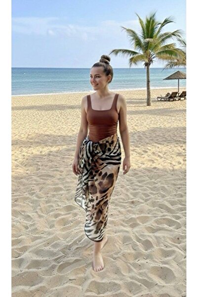 Zuff Baby ΛΕΟΠΑΡ ΣΧΕΔΙΟ ΠΑΡΕΟ ΚΑΦΕ ΣΙΦΟΝ ΤΟΥΛΙ ΡΟΥΧΑ ΠΑΡΑΛΙΑΣ