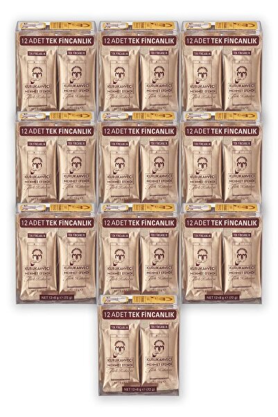 Mehmet Efendi Tek Içimlik Türk Kahvesi 10 x 6 gr 12 Adet