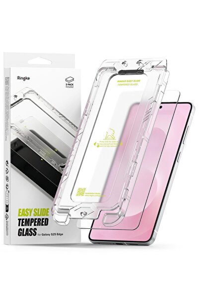 Ringke Samsung Galaxy S25 Edge Screen Protector | Tempered Glass [Easy Slide]...