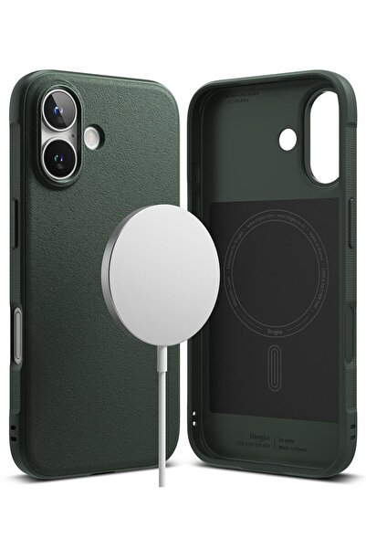 Ringke iPhone 16 Plus Case Cover | Onyx Magnetic Series | Dark Green