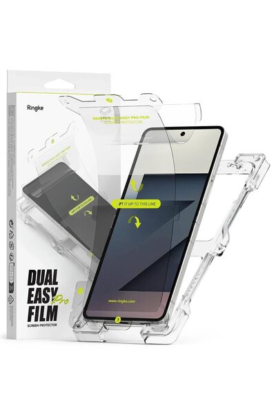 Ringke واقي شاشة لهاتف سامسونج جالاكسي زد فليب 7 | غشاء مزدوج سهل الاستخدام |...