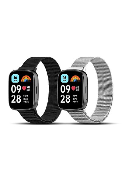 O Ozone (عبوة من قطعتين) سوار ميلانو لساعة Redmi Watch 3 Active/Redmi Watch 3...