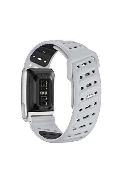 O Ozone Silicone Sport Replacement Band For WHOOP 5.0, One, Peak, and Life Fitness Tracker - Grey