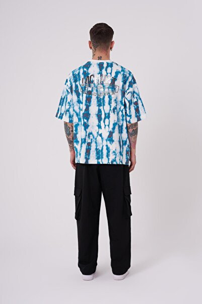 Machinist Ανδρικό μπλουζάκι Batic με τύπωμα oversized εκρού