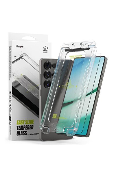 Ringke Samsung Galaxy S25 Ultra Screen Protector | Easy Slide Tempered Glass ...