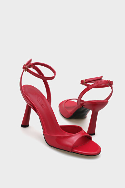 Capone Outfitters Elisa Round Toe Ankle Strap High Heel Women's Sandals