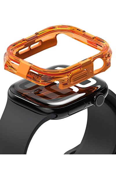 Ringke Apple Watch 10 46 mm Case Cover | Fusion Bumper | Neon Orange