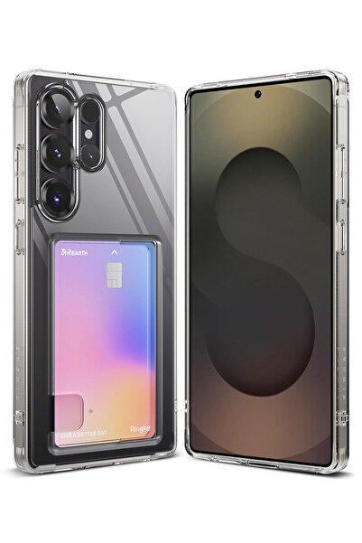 Ringke غطاء حماية لهاتف سامسونج جالاكسي S25 ألترا | سلسلة بطاقات فيوجن | شفاف